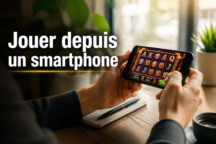 Jouer depuis un smartphone