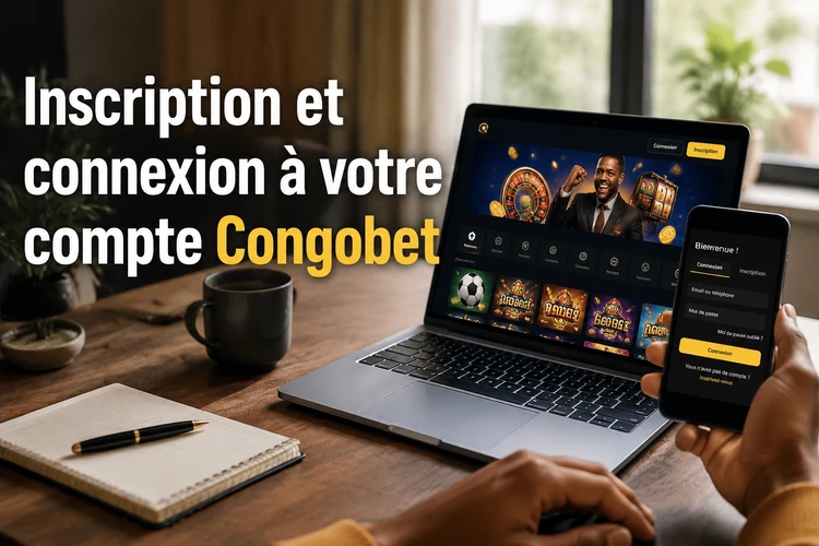 Inscription et connexion à votre compte Congobet